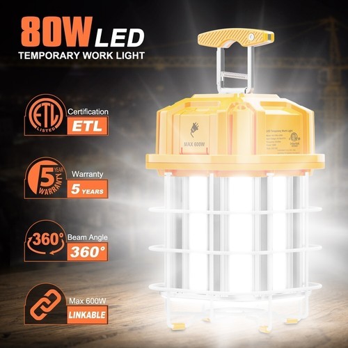 80watt led temporary - temporary, work