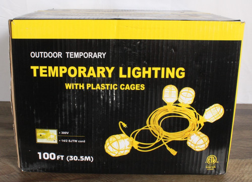 New temporary lighting string - new,